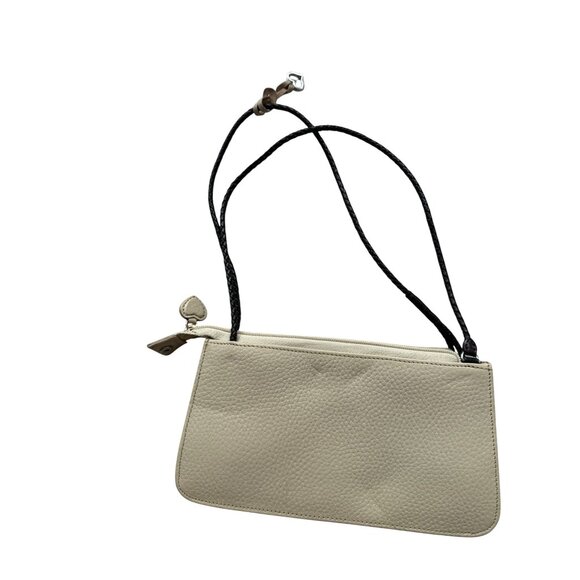 BRIGHTON Beige Colorblock Leather Shoulder Bag - Picture 8 of 10